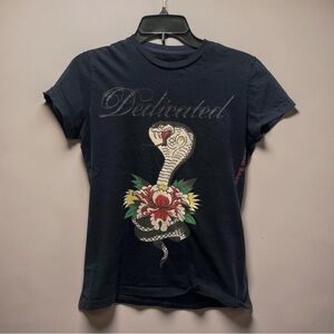 Ed Hardy Rose Cobra Tee